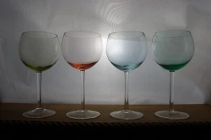 Block Glassware Carousel Balloon Wine Glasses 7 " Buyer's Pick - Picture 1 of 5