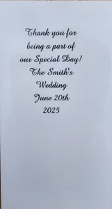 Taschenquadrathalter 10er Pack für Hochzeitssatz "Danke" - Bild 1 von 5