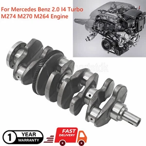 For Mercedes Benz Crankshaft 2.0 I4 Turbo M274 M270 M264 Engine 2740304200 - Picture 1 of 14