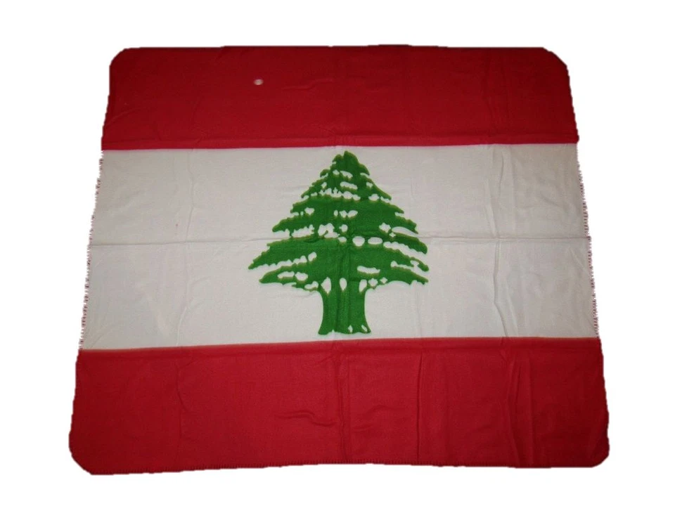 Lebanon Lebanese Flag 50x60 Polar Fleece Blanket Throw - Image 1 of 3