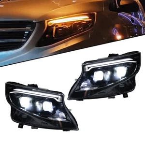 Paar dynamische LED-Scheinwerfer für Mercedes Benz Vito V-Klasse W447 2015-2023 - Bild 1 von 23