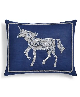 Almohada decorativa de algodón Whim by Martha Stewart Collection Unicornio 16" x 20" Foto 1 de 3