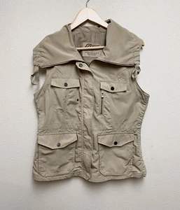 Eddie Bauer Deporte Mujer Senderismo Carga Utilidad Pesca Chaleco Bolsillos Caqui Grande - Imagen 1 de 5