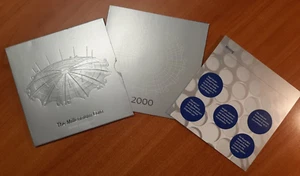 2000 Millennium Five Pound £5 Royal Mint blister pack Minted at The Dome - Picture 1 of 3