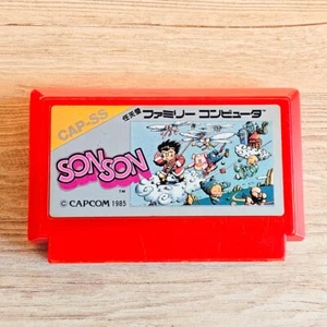 SON SON Nintendo Famicom NES Japanese ver Cleaned Tested & Working - Picture 1 of 10