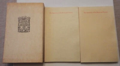1965 Unread Signed The Anatomy Of The Brain And Nerves Willis 2 Volume Feindel - Image 1 of 4