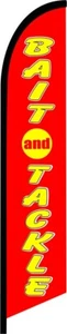 BAIT and TACKLE SWOOPER FEATHER FLAG BANNER SIGN 8802 - Picture 1 of 1