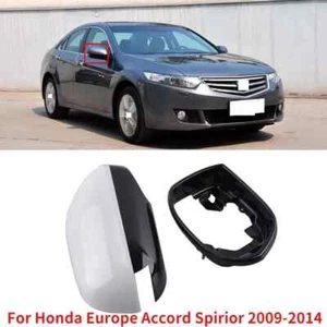 White RH Side Rearview Mirror Cover Cap For Honda Europe Accord Spirior 2009-14 - Picture 1 of 6