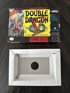 Super Nintendo SNES Game Double Dragon V The Shadow Falls BOX ONLY
