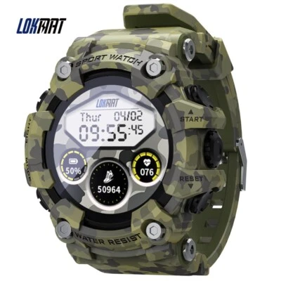 ATTACK GT Smart Watch Outdoor Sport Bluebooth Call Compass Flashlight Music SOS - Image 1 of 4