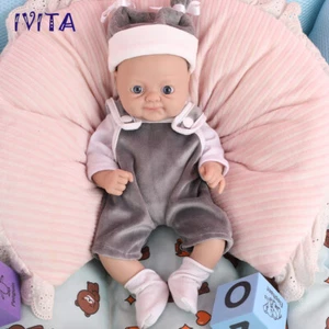 IVITA 12'' Realistic Silicone Boy Doll Blue Eyes Reborn Baby Newborn Doll - Picture 1 of 12