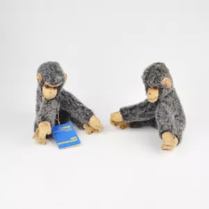 2 X Steiff Chimpanzee Toccolino - Chimpanzees - Monkey - Old - Vintage - Picture 1 of 6