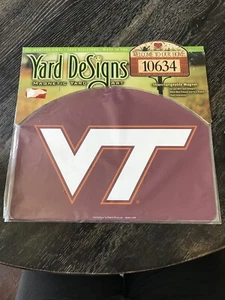 Yard Designs Magnetic Yard Art Virginia Tech Hokies Brand New Made In USA - Picture 1 of 6