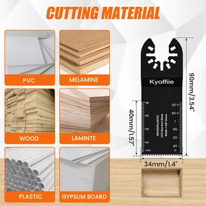 200PCS Oscillating Saw Blades Professional Metal Wood Oscillating Blades qiMsr - Picture 1 of 8