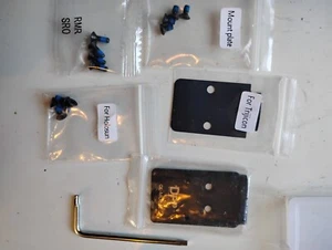 Placa adaptadora de titanio DPP para Glock 17 19 MOS Holosun 407/507C/508T Trijicon RM - Imagen 1 de 7