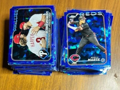 2024 Topps Chrome Sapphire Rookies & Vets -Pick Your Card- PACK FRESH - Image 1 of 2