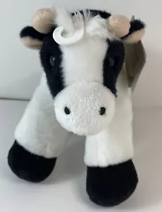 Mini Moo Mini Flopsie 8" Aurora felpa vaca, nuevo con etiquetas, 2017 ecológico - Imagen 1 de 10