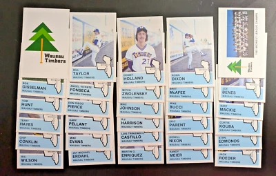 1982 Fritsch Wausau Timbers - You Pick 1! - A Seattle Mariners - Otis Nixon - Image 1 of 2
