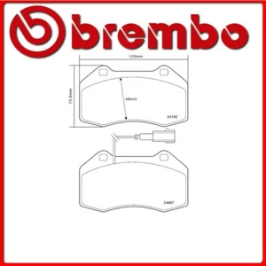 07.B314.21#9 PASTIGLIE FRENO ANTERIORE SPORTIVE BREMBO SPORT RENAULT CLIO III (B - Foto 1 di 1