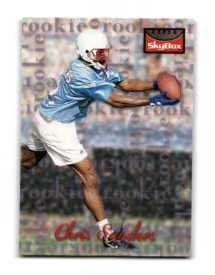 1995 SkyBox Premium Chris Sanders RC 184 - Image 1 of 2