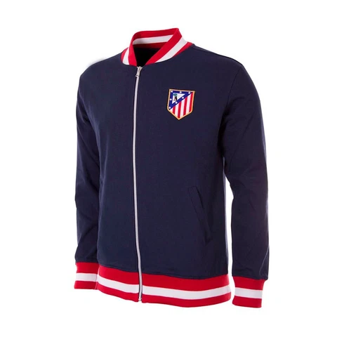 RETRO REPLICA MEN'S FC ATLETICO MADRID 1969/1970 JACKET SOCCER FOOTBALL SIZE XL Cover
