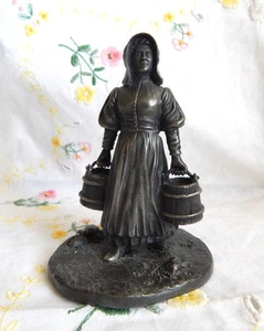 THE HOMESTEADER FIGURINE THE AMERICAN PEOPLE FRANKLIN MINT BOX/COA - Bild 1 von 7