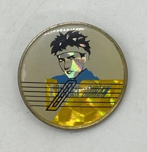 RARE DURAN DURAN RIO Vintage Holographic Badge Button Pin Metal Made in England - Picture 1 of 6