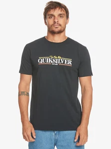 QUIKSILVER GRADIENT LINE  MENS T-SHIRT BLACK EQYZT07473 KVJ0  S - XL  RRP £22 - Picture 1 of 2