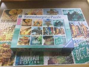 Ravensburger 1000 pce jigsaw puzzle USA surfing photos - Picture 1 of 3