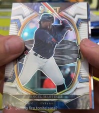 Select 2023 Angel Martinez Rookie Concourse Level White Prizm /149 29 RC