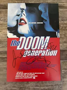 * THE DOOM GENERATION * signed 12x18 poster * ARAKI, DUVAL & SCHAECH * 4 - Picture 1 of 2