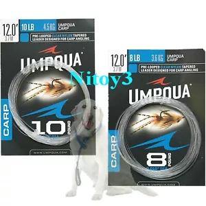 UMPQUA Carp Leader conico pre-looped 8 libbre e 10 libbre - 12' - Foto 1 di 1