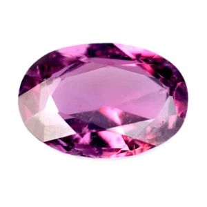 Certified 0.56ct Natural Unheated Vivid Pink Sapphire Madagascar Rose Cut Oval - Picture 1 of 3