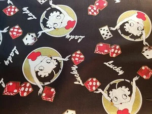 RARE! BETTY BOOP "LUCKY LADY" - BTFQ - 18"X22" - Picture 1 of 1