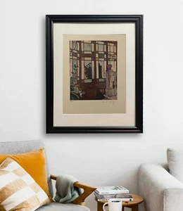 Raoul Dufy/Window with Coloured Glasses, 1906 / Edition 9/100 / COA /Hang-signed - Picture 1 of 13