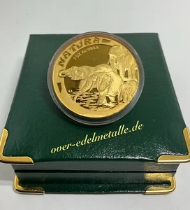 NATURA 1996 Gold Elefant 1oz Proof - Bild 1 von 4