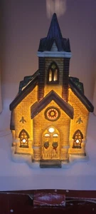 Weihnachtsdorf Haus beleuchtet Weihnachten - Bild 1 von 7