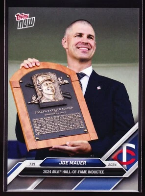 JOE MAUER Minnesota Twins MLB Hall of Fame 2024 Topps Now #447 Limited Base - Image 1 of 2
