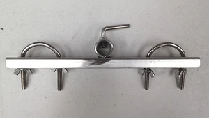 BBQ HOG ROAST SPIT LEG BRACKET STAINLESS STEEL - Picture 1 of 5