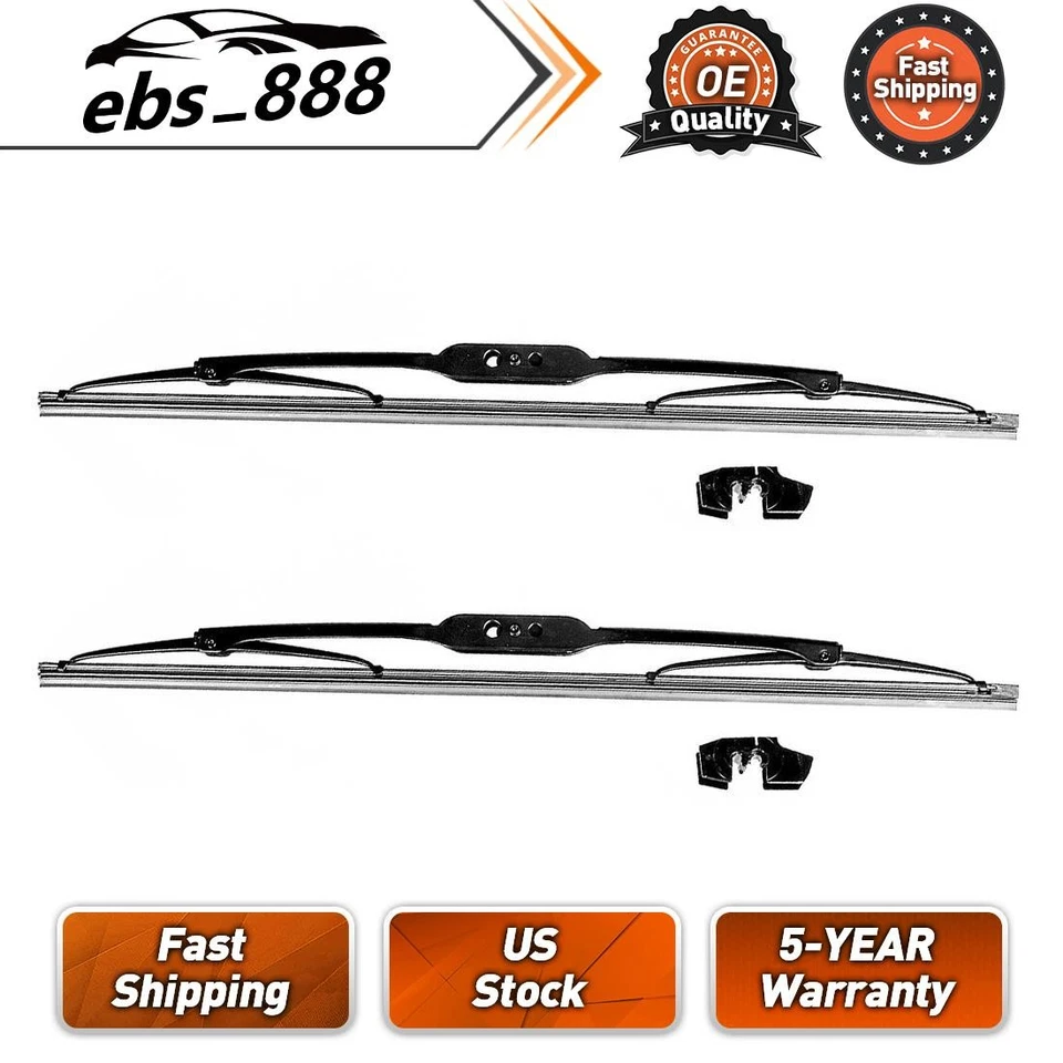 Front Left Right Windshield Wiper Blade for Chevrolet V3500 5.7L 1990 - Image 1 of 4