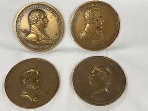 Medallas de Paz y Medallas de Paz/Amistad Indios de Estados Unidos - Bronce 76 mm - 4 Medallas - Imagen 1 de 11