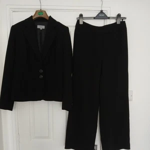 M&S Black Trouser Suit - Picture 1 of 12