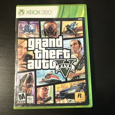 Grand Theft Auto V For Microsoft Xbox 360  Complete CIB With Map & Instructions - Image 1 of 2