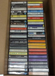 Cassette Tape bundle 100+ job lot Various Artists All Genres - Picture 1 of 9