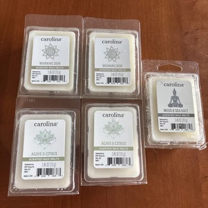 5 X Carolina Scented Wax Melts Cubes - Mixed Scents Lot - 2.46 Oz - New - Picture 1 of 5