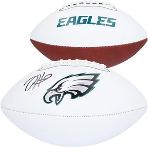 Jalen Hurts Philadelphia Eagles Autographed Franklin White Panel Football - Picture 1 of 3