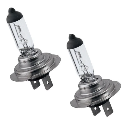 2x H7 Halogen 55W 12V Low/High Beam Headlight/Fog Bulbs Clear Glass Pair Replace - Image 1 of 4
