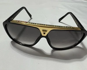 Seltene Louis Vuitton Evidence Millionaire Sonnenbrille - Schwarz/Gold - 100 % Original! - Bild 1 von 18