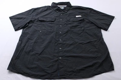 Camisa Magellan Outdoors Para Hombres Laguna Madre Sólida Manga Corta BL1 Caviar Talla 2XL Foto 1 de 4