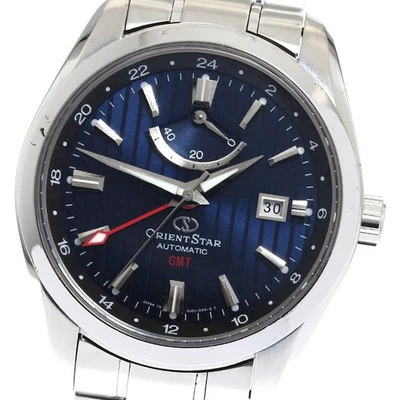ORIENT Orient star WZ0071DJ GMT power reserve Navy Dial Automatic Men's_909757 - Image 1 of 4